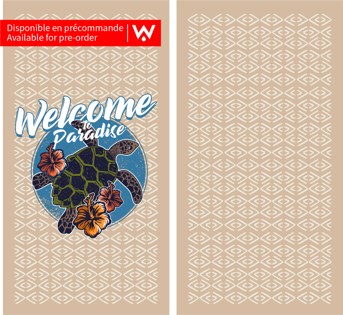 Honu Paradise | Serviette de plage en microfibre