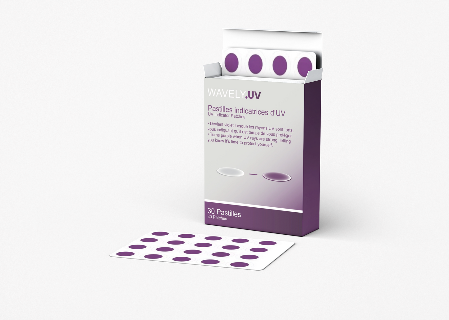 Pastilles indicatrices d'UV | 30 unités